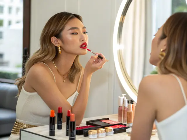 제니·헤일리 비버 립 연출법 따라잡기