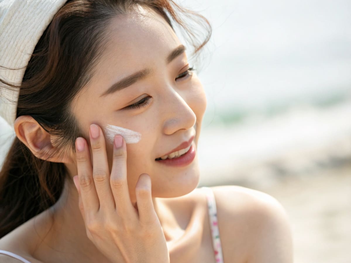 끈적임 없이 피부 정돈되는 선크림 성공 사례