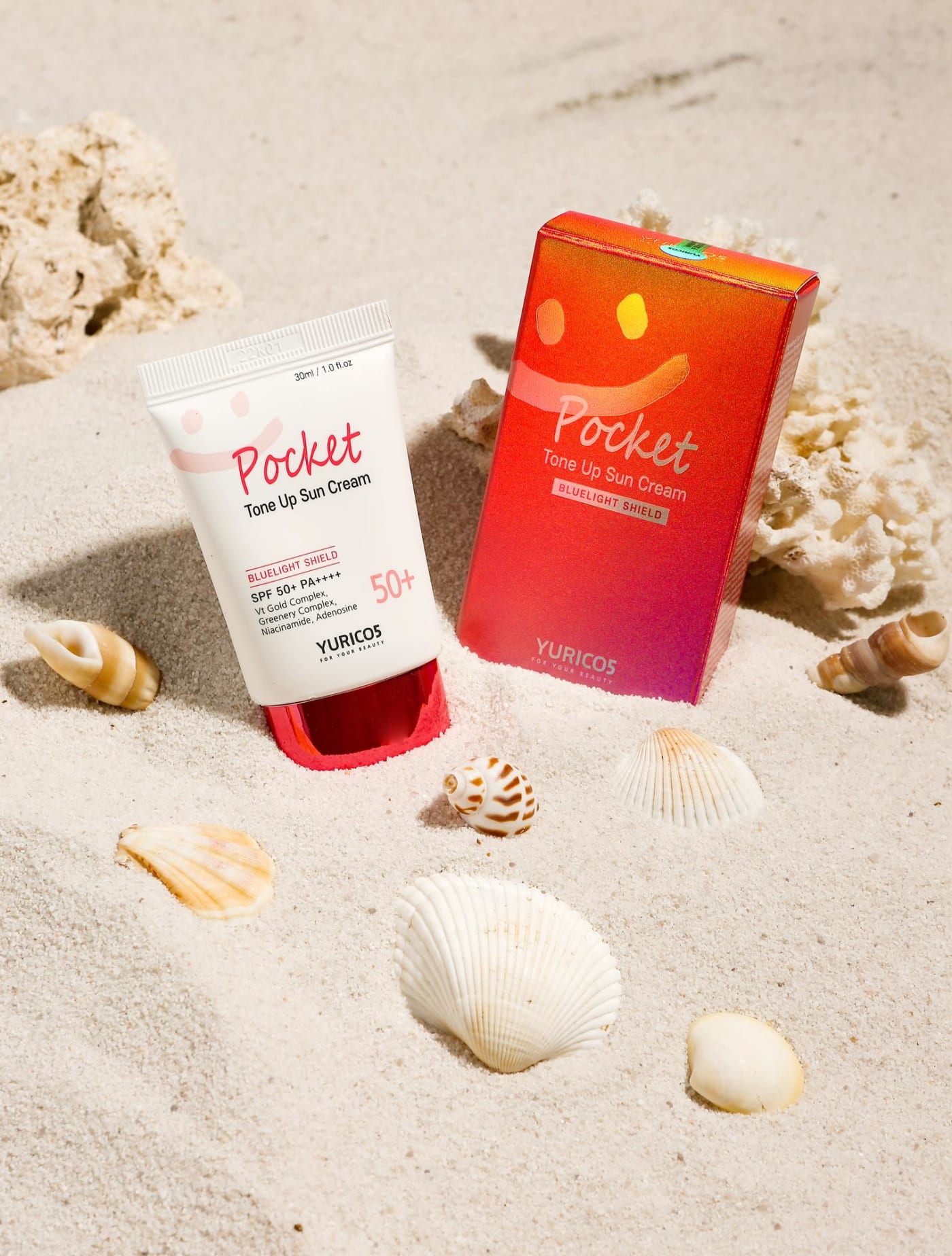 유리코스 포켓 톤업 선크림 휴대성부터 블루라이트자외선톤업까지 올인원 케어